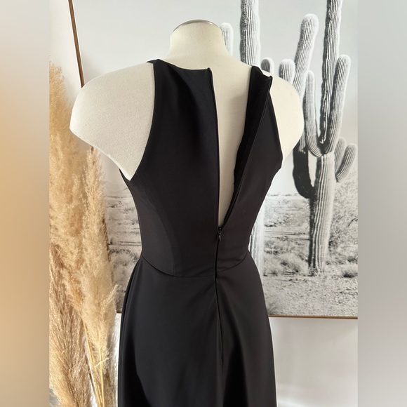 Custom made midi dress in black. Size S/M. Katrina Tuttle for sweet pea - Picture 3 of 9